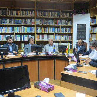 نشست رئیس سازمان نظام مهندسی ساختمان با مدیر عامل نیروی برق شمال استان کرمان