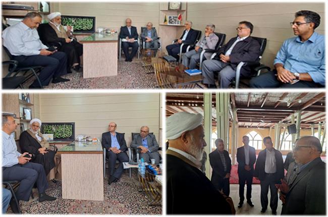 نشست مشترک رییس و چند تن از اعضای هیات مدیره سازمان با هیات امنای مسجد صاحب الزمان